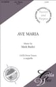 Ave Maria SATB choral sheet music cover